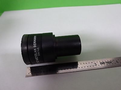 MICROSCOPE PART LEITZ GERMANY EYEPIECE OCULAR 519749 10X OPTICS AS IS BIN#Y5-04