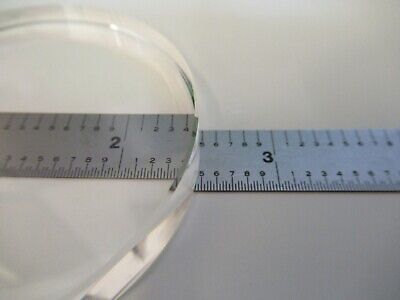 OPTICAL FLAT FUSED SILICA VERY NICE UNCOATED LASER OPTICS AS PICTURED &58-B-12