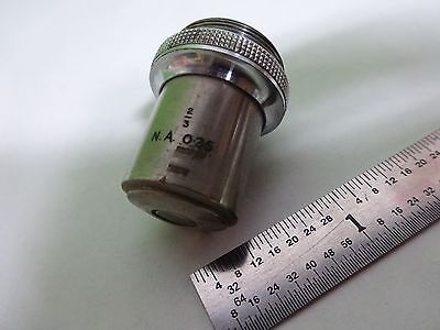 MICROSCOPE PART VINTAGE OBJECTIVE BAKER LONDON 2/3 OPTICS AS IS BIN#H7-A-06