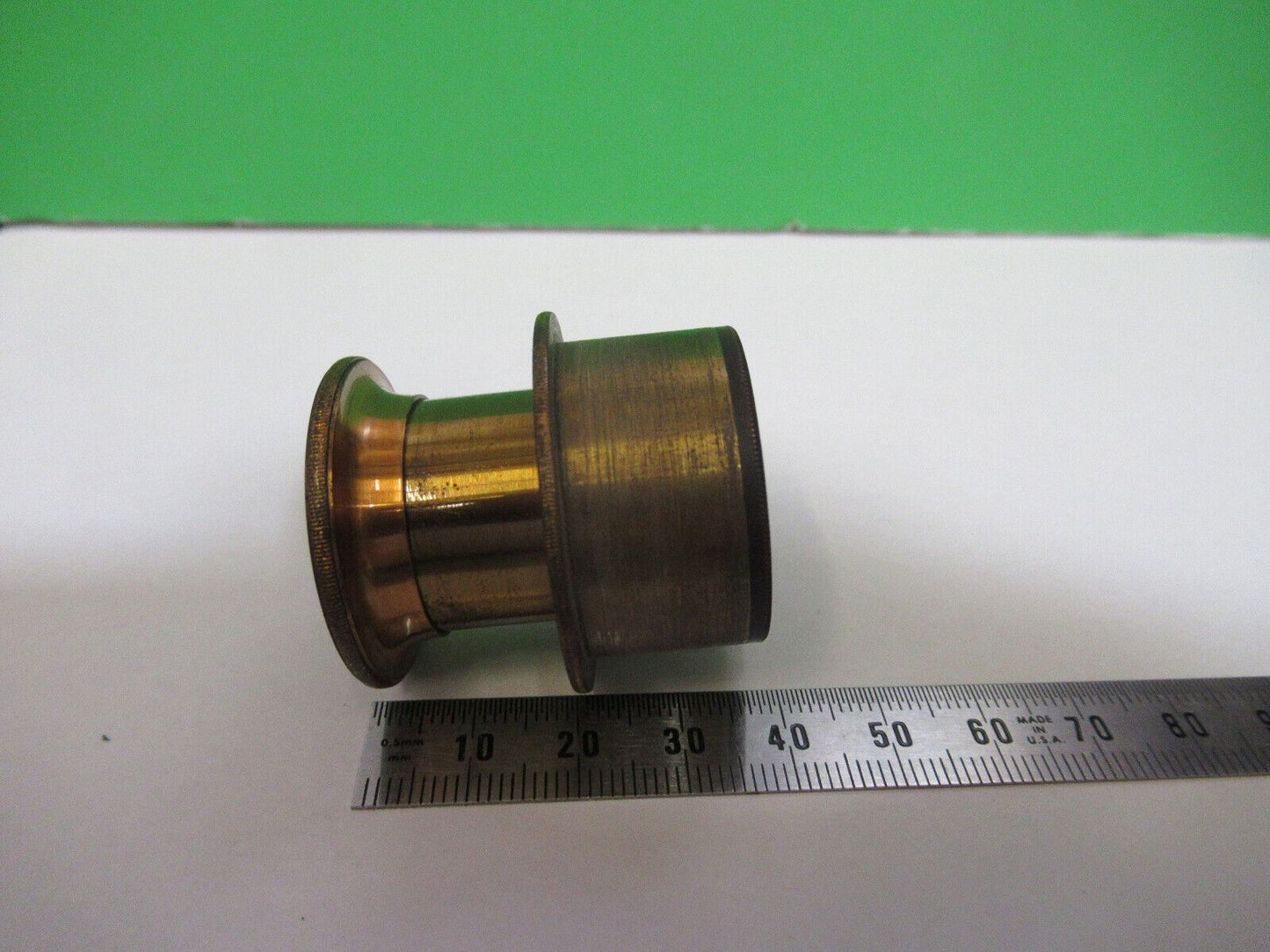 ANTIQUE BRASS BAUSCH LOMB  EYEPIECE 1870's MICROSCOPE PART AS PICTURED &H3-A-06