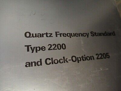 VINTAGE MANUAL OSCILLOQUARTZ SWISS 2200 QUARTZ FREQUENCY STANDARD 1975 AS PICTUR