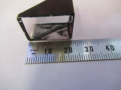 OPTICAL GLASS PRISM MICROSCOPE PART OPTICS AS PICTURED #82-A-20