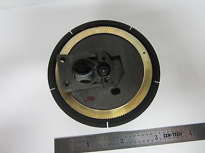 MICROSCOPE PART LEITZ GERMANY ERGOLUX NOSEPIECE AS IS BIN#A7-D-95