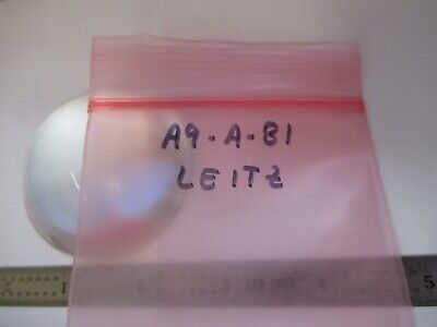 LEITZ BI COVEX LENS ILLUMINA MEASURING TOOLMAKER MICROSCOPE PART AS PIC &A9-A-81