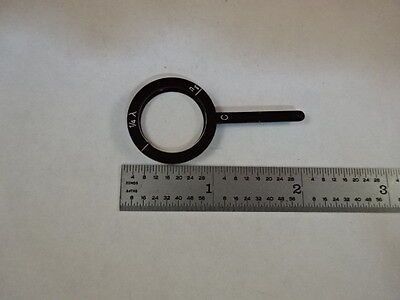 MICROSCOPE PART ZEISS POLARIZER RETARDER SLIDE POL OPTICS AS IS #T2-B-13