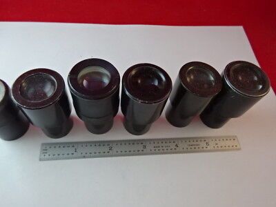 for parts LOT EYEPIECES OPTICAL AO BL MICROSCOPE PART OPTICS AS IS #54-A-11