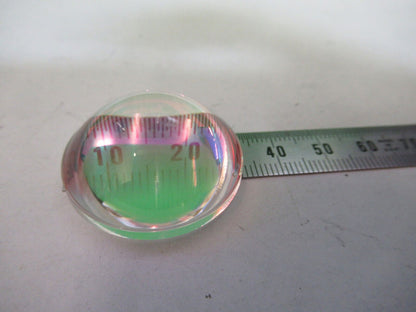 OPTICAL bi convex coated lens  MIL SPEC laser OPTICS AS PICTURED Z1-A-89