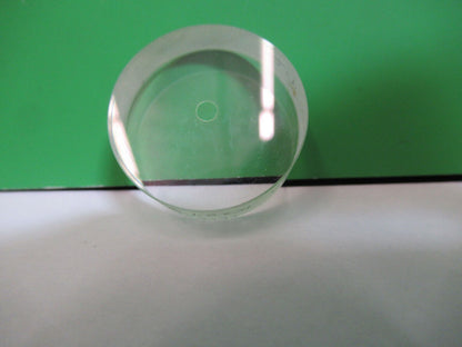 OPTICAL LENS COATED  1" DIAMETER .375" THICK LASER OPTICS AS PICTURED &Q5-B-02