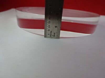 OPTICAL ZYGO FLAT FUSED SILICA 4" DIAMETER OPTICS AS IS #91-46