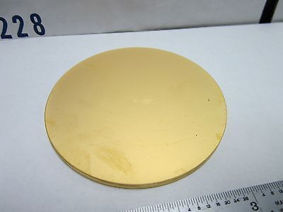 OPTICAL FOR PARTS  GOLD PLATED DISC BOTH SIDES AS IS LASER OPTICS BIN#Q9-04