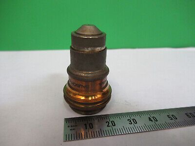 ANTIQUE BAUSCH LOMB BRASS 1.9mm OBJECTIVE MICROSCOPE PART AS PICTURED &Z1-A-30