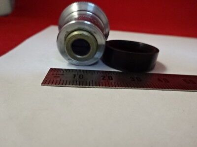 BAUSCH LOMB OBJECTIVE 8X OPTICAL MICROSCOPE PART OPTICS AS PICTURED &AM-A-21