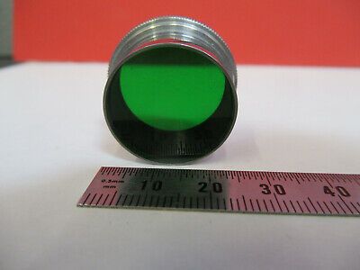 ANTIQUE ERNST LEITZ  MOUNTED  GREEN FILTER MICROSCOPE PART AS PICTURED &F6-A-65