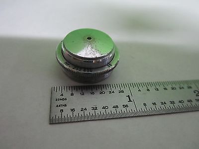 MICROSCOPE PART OBJECTIVE  REICHERT AUSTRIA 38 ?? OPTICS AS IS BIN#S2-B-17