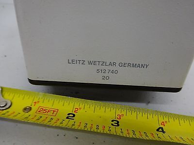 MICROSCOPE PART ERGOLUX HEAD LEITZ GERMANY 512740 OPTICS AS IS BIN #TB-4