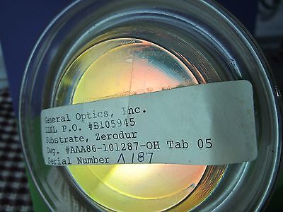 OPTICAL FLAT MIRROR COATED ZERODUR POLISHED LASER OPTICS BIN#36-30