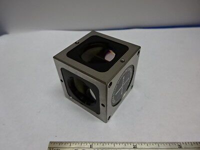 HP 10706A CUBE BEAM SPLITTER INTERFEROMETER OPTICAL LASER OPTICS AS IS &83-43