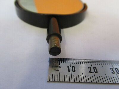 ANTIQUE BAUSCH LOMB MIRROR OPTICS MICROSCOPE PART AS PICTURED &P4-A-78