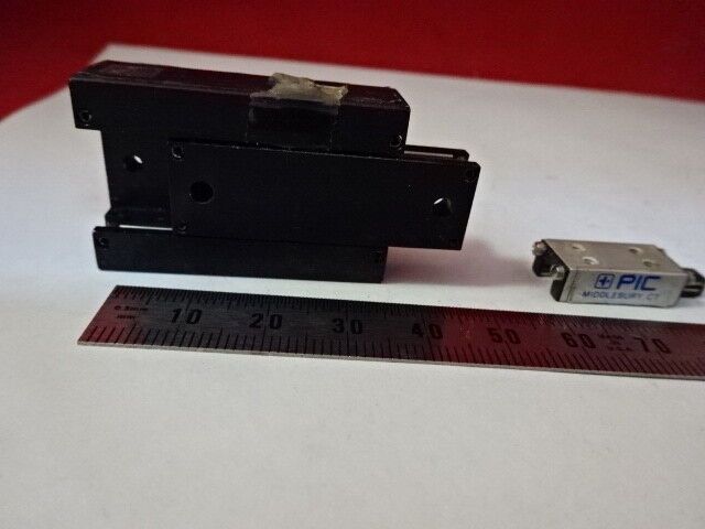 LOS 2 EA NEW ENGLAND + PIC MINI SLIDE POSITIONING OPTICS ROBOTICS ETC #F7-A-04