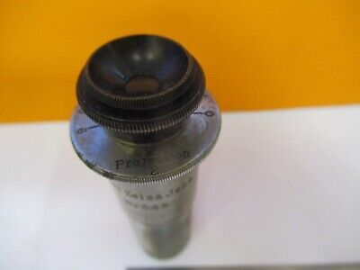 ANTIQUE CARL ZEISS PROJECTION EYEPIECE "2" MICROSCOPE PART AS PICTURED &11-B-56