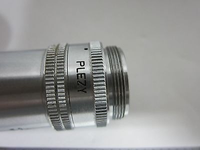 MICROSCOPE PART OBJECTIVE LEITZ GERMANY PLEZY 25X OPTICS AS IS BIN#H6-30