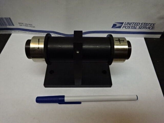 OPTICAL TELESCOPE COATED GLASS LASER OPTICS AS PICTURED  AS IS #82-10