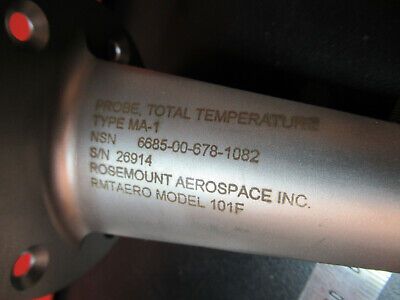 AIRCRAFT ROSEMOUNT AEROSPACE 101F MA-1 NSN 6685-00-678-1082 PROBE TEMPERATURE