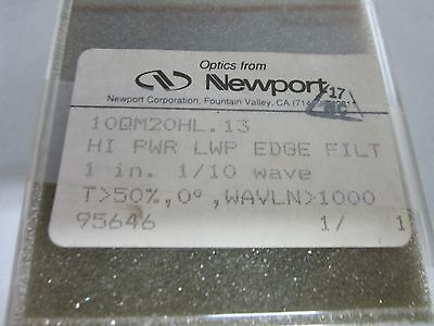 OPTICAL NEWPORT 1/10 WAVE LASER OPTICS AS IS BIN#Q7-57