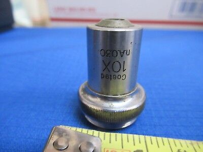 UNITRON JAPAN OBJECTIVE 10X OPTICS MICROSCOPE PART AS PICTURED &S1-A-14