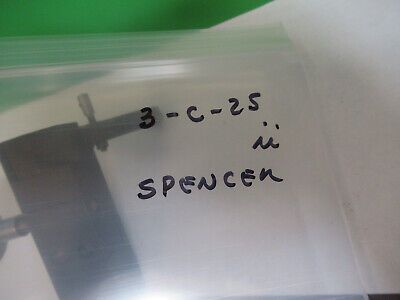 SPENCER AO ANTIQUE BRASS CONDENSER SUPPORT MICROSCOPE PART AS PICTURED &3-C-25