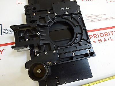 OLYMPUS MICROSCOPE STAGE TABLE PART &IL-3-D1