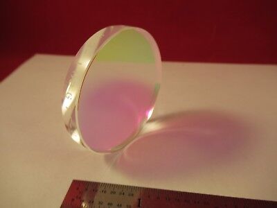 OPTICAL FLAT SPECTRA PHYSICS FUSED SILICA DICHROIC OPTICS AS PICTURED &92-A-21