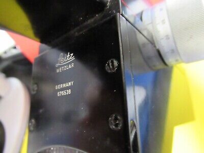 LEITZ WETZLAR GERMANY LIMB + POLARIZER MICROSCOPE PART AS PICTURED &FT-6-98a