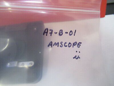 AMSCOPE STAGE TABLE WITH CLIPS MICROSCOPE PART AS PICTURED &A7-B-01