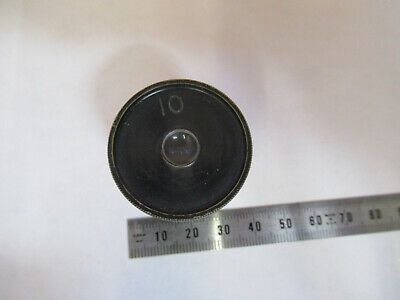 ANTIQUE BAUSCH LOMB POL EYEPIECE 10X OPTICS MICROSCOPE PART AS PICTURED #P4-B-62