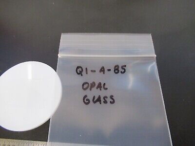 OPTICAL OPAL GLASS PLATE OPTICS AS PICTURED &Q1-A-85