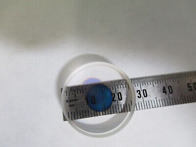 HP FUSED SILICA COATED FLAT LENS LASER OPTICS AS PICTURED &Z9-A-68