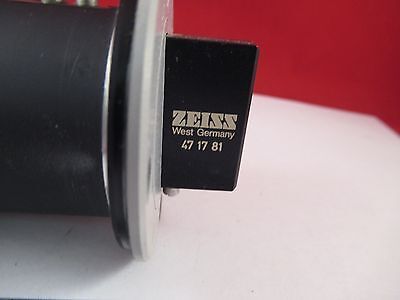 ZEISS GERMANY 471781 IN35 MICROSCOPE PART OPTICS AS IS &33-B-12