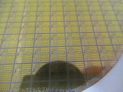 FOR PARTS SAPPHIRE WAFER PLATINUM + GOLD COATED OPTICS AS PICTURED #2-FT-08