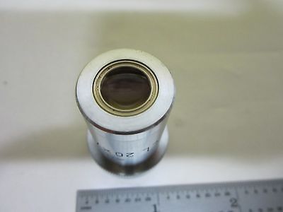 MICROSCOPE OBJECTIVE LL 20X LEITZ GERMANY INFINITY OPTICS AS IS BIN#U1-16