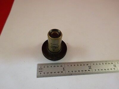 FOR PARTS OBJECTIVE CARL ZEISS 8X OPTICS MICROSCOPE PART AS IS &33-A-38