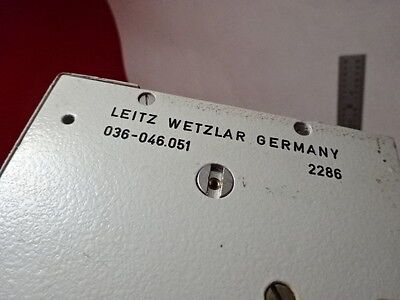 HUGE LEITZ WETZLAR GERMANY VARIO HEAD ORTHOPLAN MICROSCOPE OPTICS AS IS #36-G-01