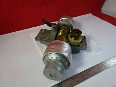 MICROSCOPE PART 020-441.031-005 KNOBS MECHANISM LEITZ GERMANY AS PICTURED &95-40