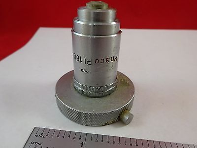 MICROSCOPE PART OBJECTIVE LEITZ PHACO PL 160X OPTICS AS IS BIN#K8-B-10