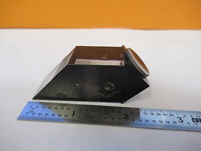 NIKON JAPAN GLASS PRISM HEAD MICROSCOPE PART OPTICS AS PICTURED &85-B-108