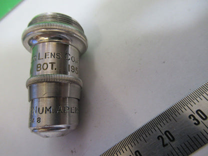 SPENCER OPTICS AO OBJECTIVE 4mm LENS MICROSCOPE PART AS PICTURED &H9-A-50