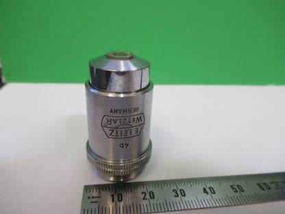 MICROSCOPE OBJECTIVE LEITZ 25X /170 GERMANY OPTICS AS PICTURED #S2-C-62