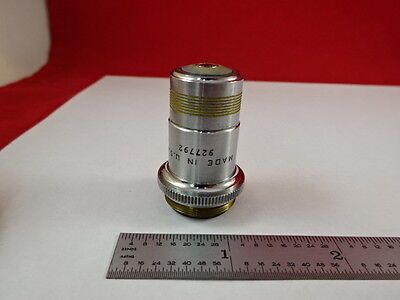 OBJECTIVE 43X SPENCER AO AMERICAN OPTICS MICROSCOPE PART AS PICTURED &J1-A-01