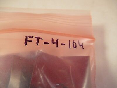 OBJECTIVE + PINHOLE ATTACHMENT OPTICS MICROSCOPE PART AS PICTURED &FT-4-104