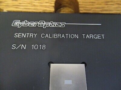 OPTICAL CYBEROPTICS SENTRY CALIBRATION STANDARD SiC OPTICS AS PICTURED &T2-B-18